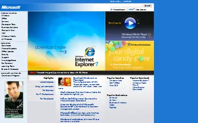 microsoft.com in 2006