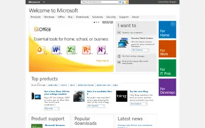 microsoft.com in 2012
