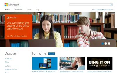 microsoft.com in 2013