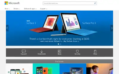 microsoft.com in 2015