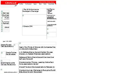 oracle.com in 1999