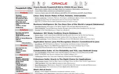 oracle.com in 2003