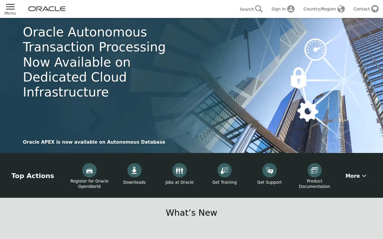 oracle.com in 2019