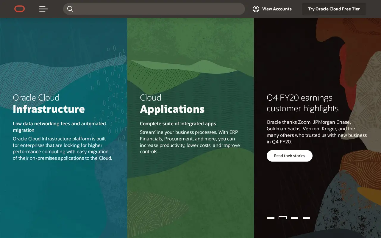 oracle.com in 2020