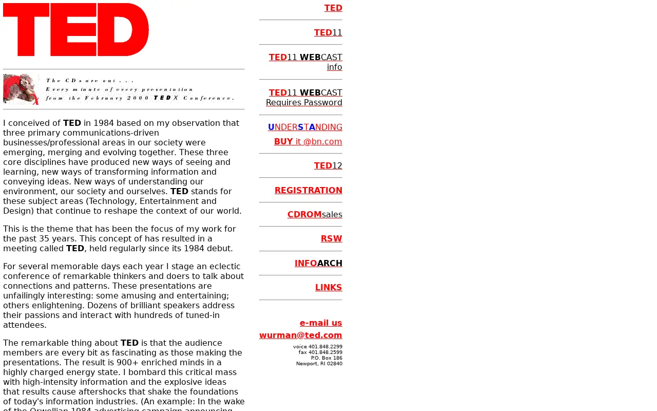 ted.com in 2001