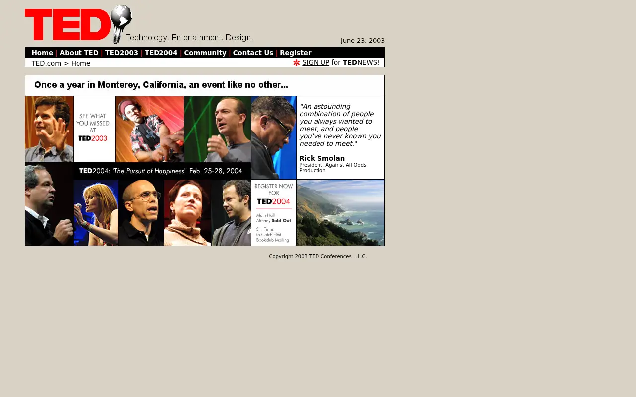 ted.com in 2003