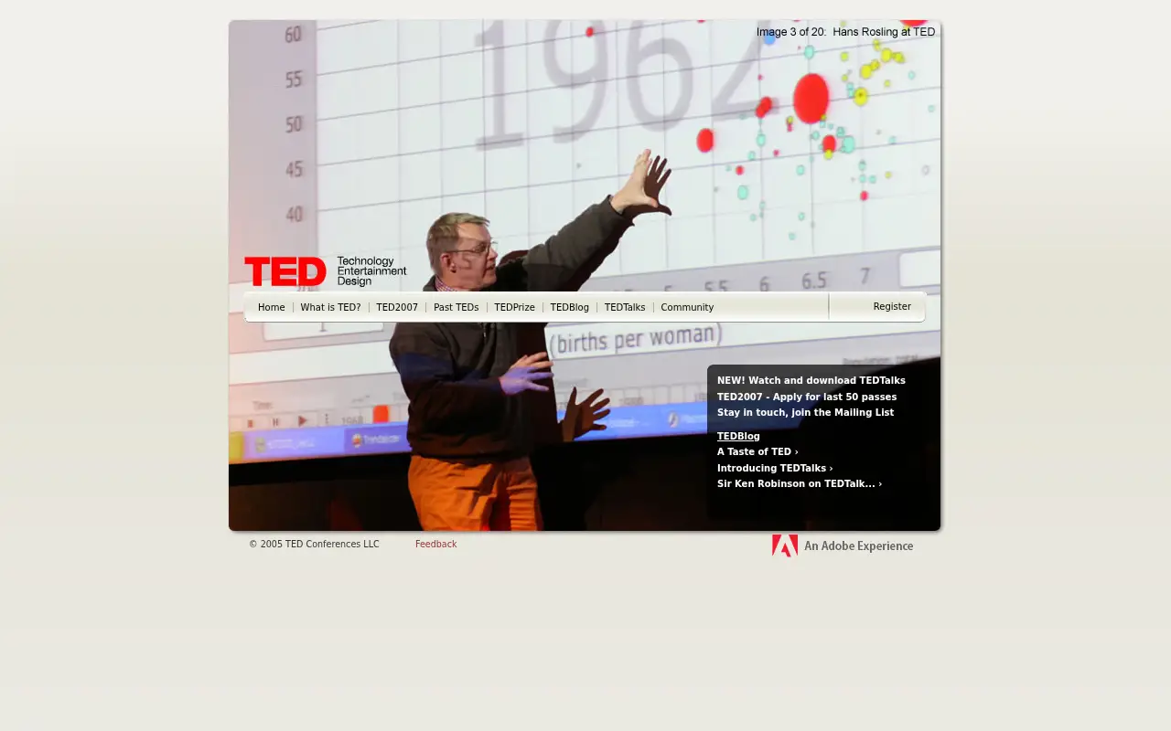 ted.com on July 5, 2006