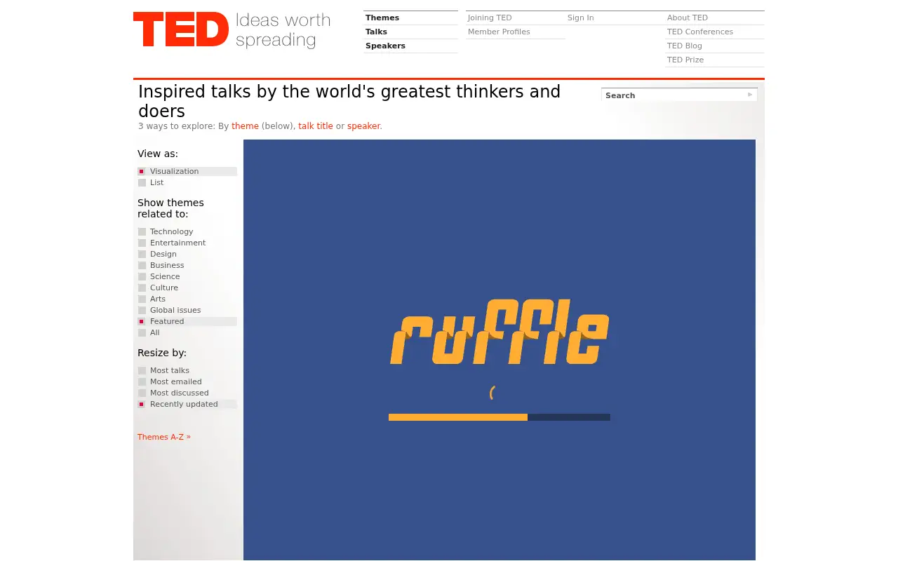 ted.com on July 1, 2007