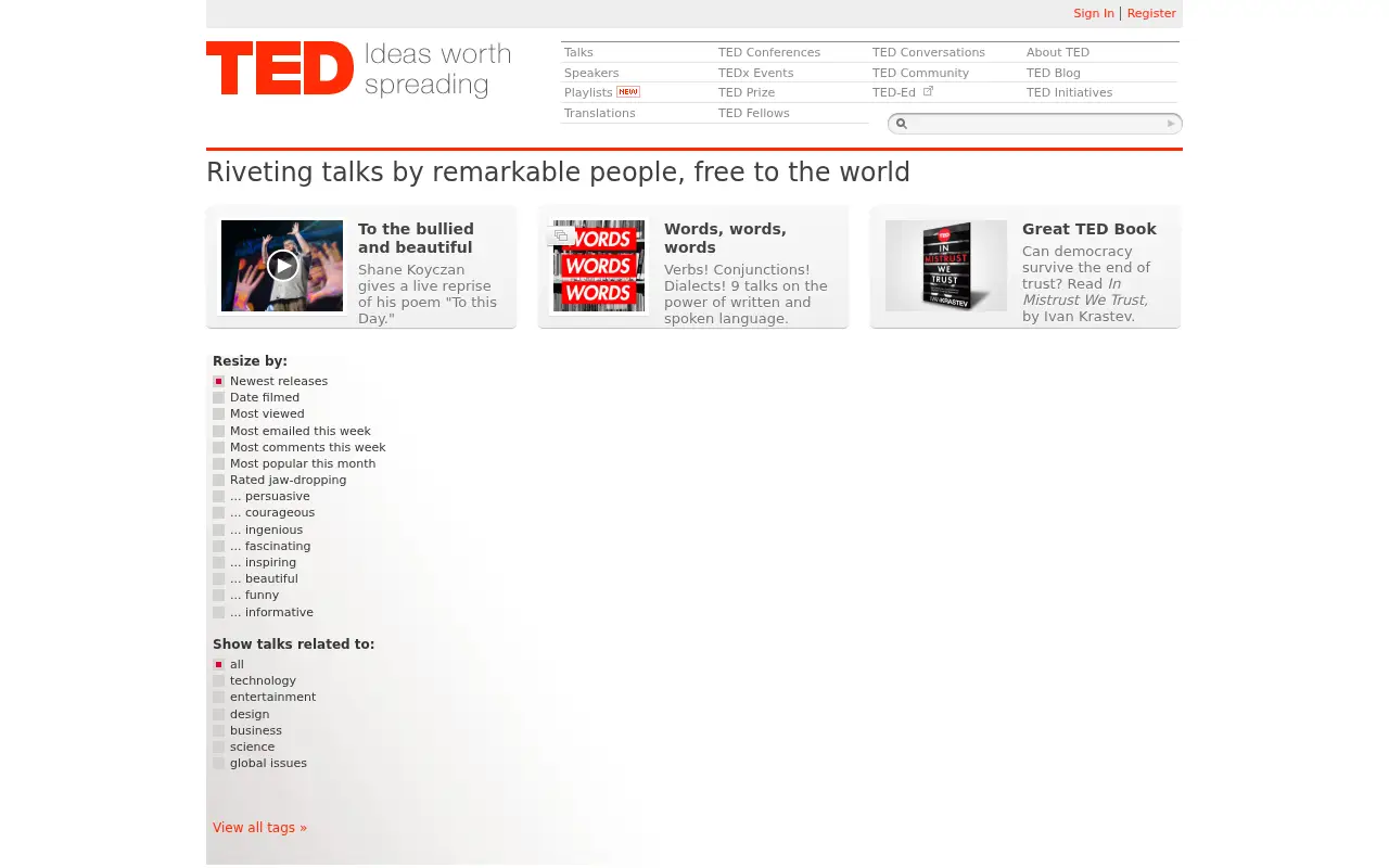 ted.com on July 1, 2013