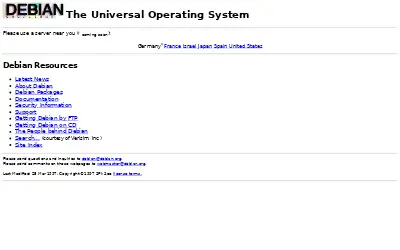 debian.org in 1997