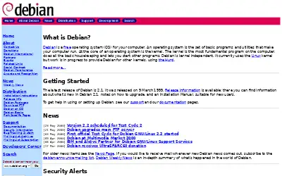 debian.org in 2000