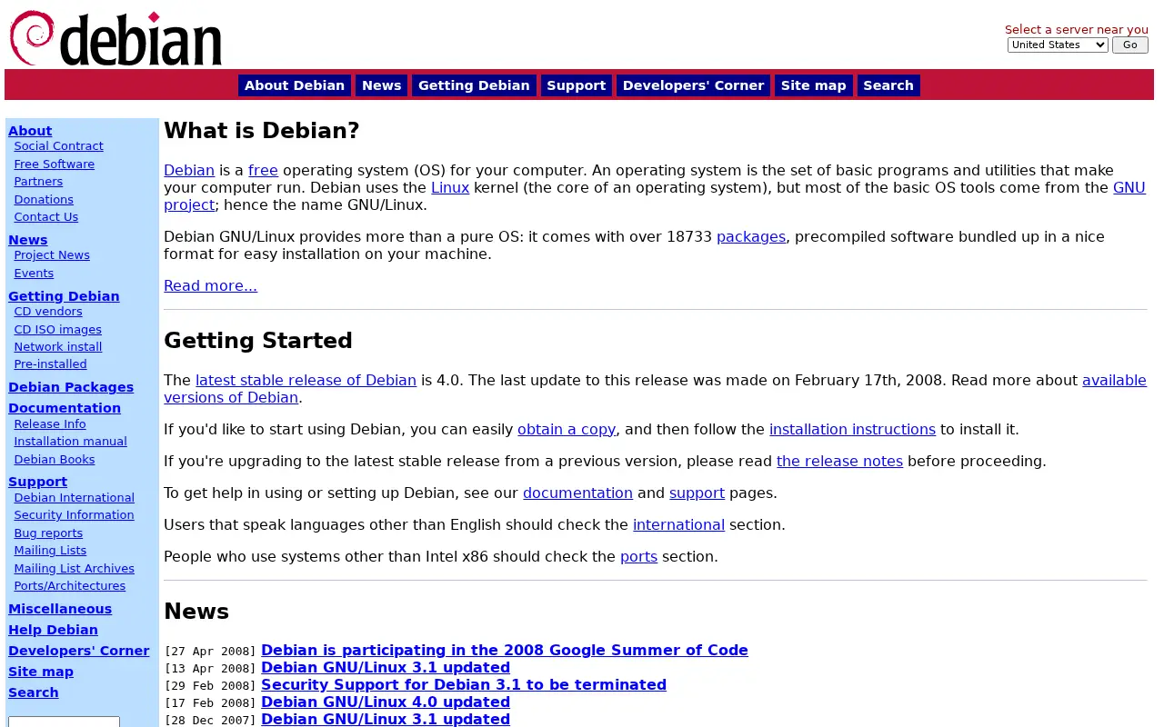 debian.org in 2008