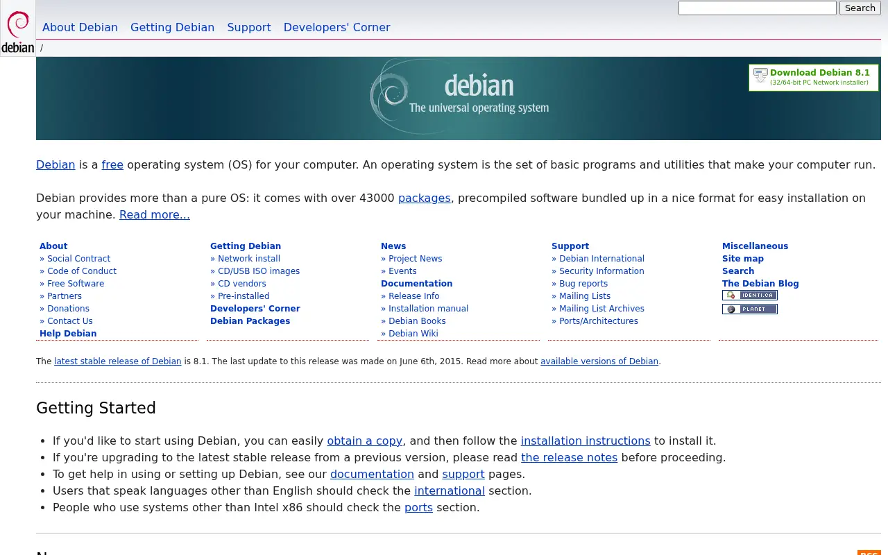 debian.org in 2015