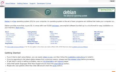 debian.org in 2018