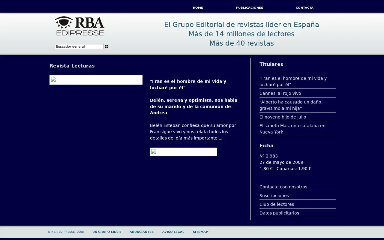 lecturas.com on May 21, 2009