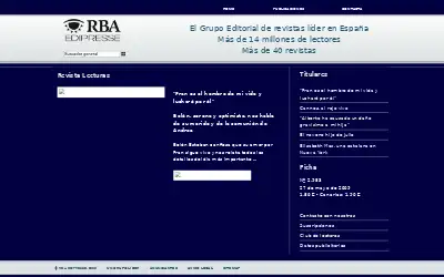 lecturas.com in 2009