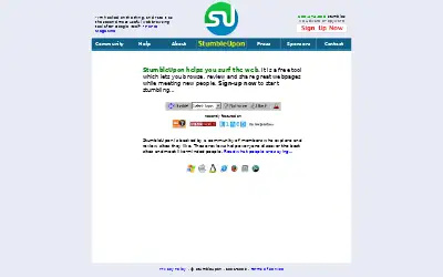 stumbleupon.com in 2005