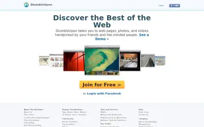 stumbleupon.com in 2011