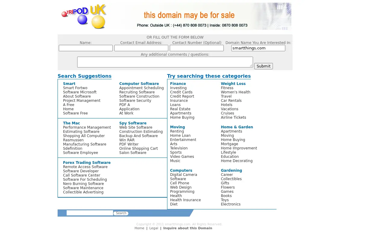 smartthings.com in 2011