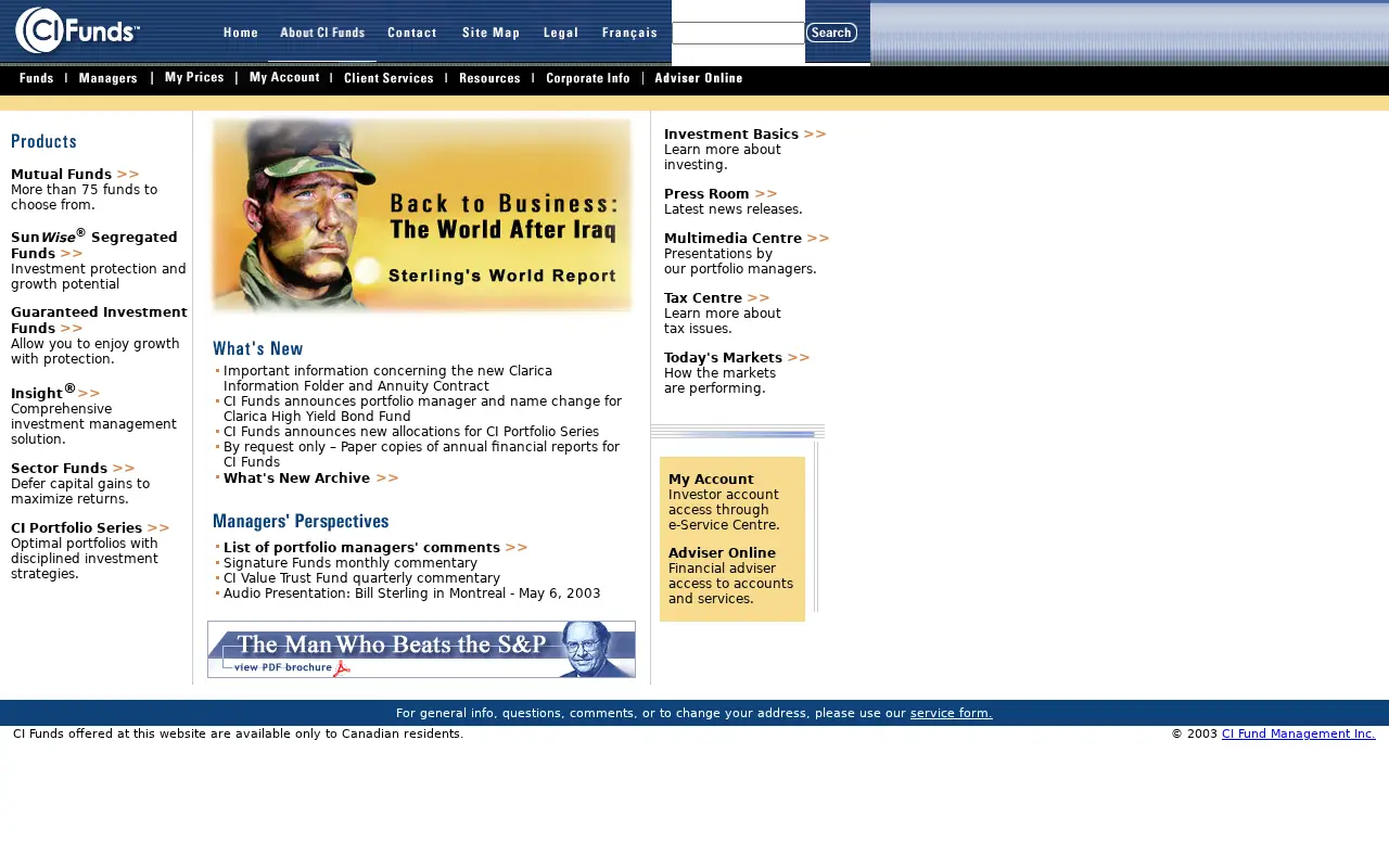 spectrum.com in 2003