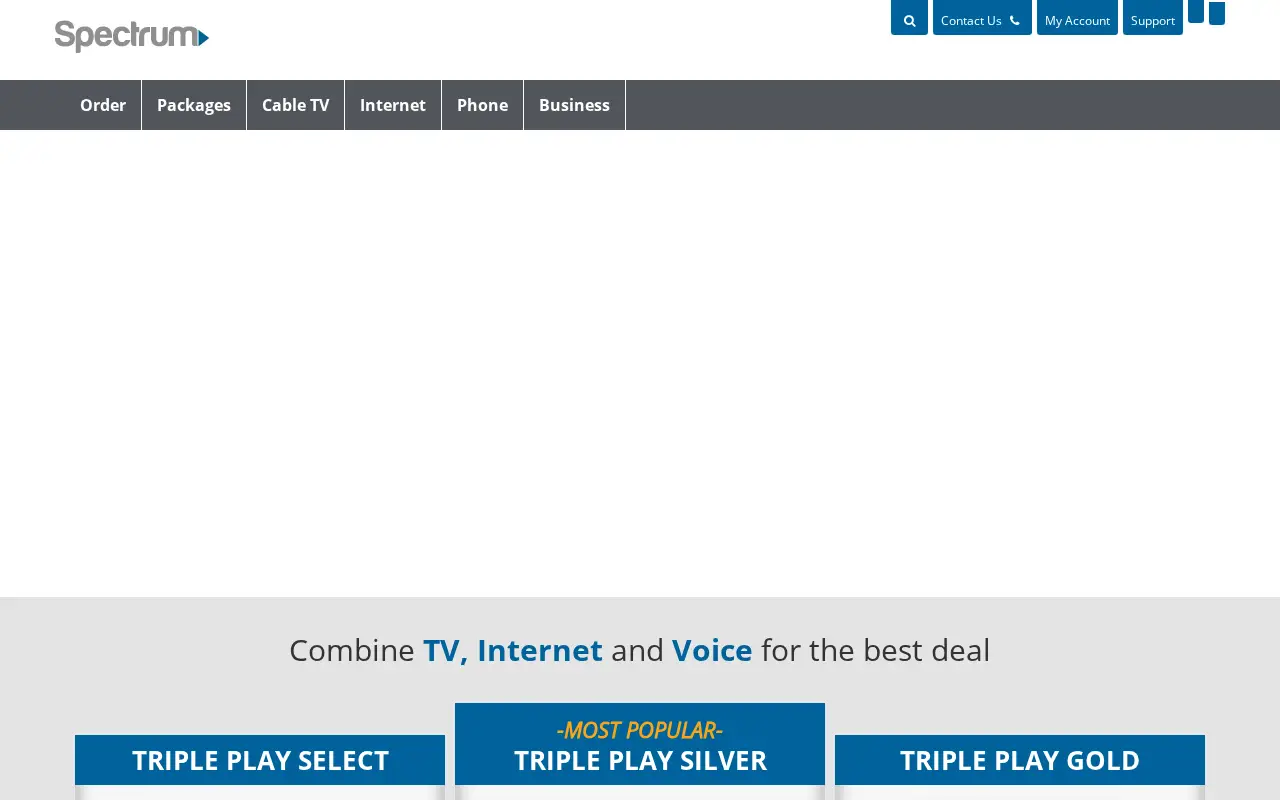 spectrum.com in 2017