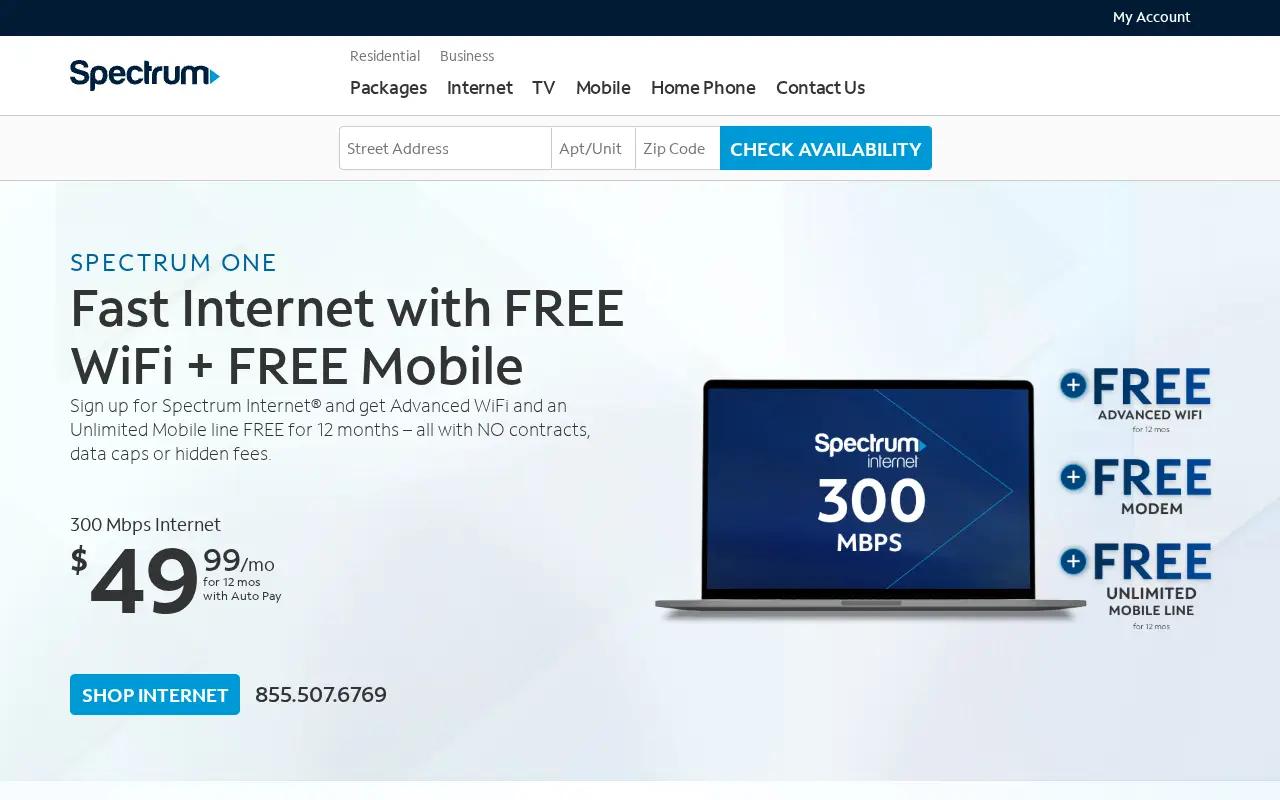 spectrum.com in 2024