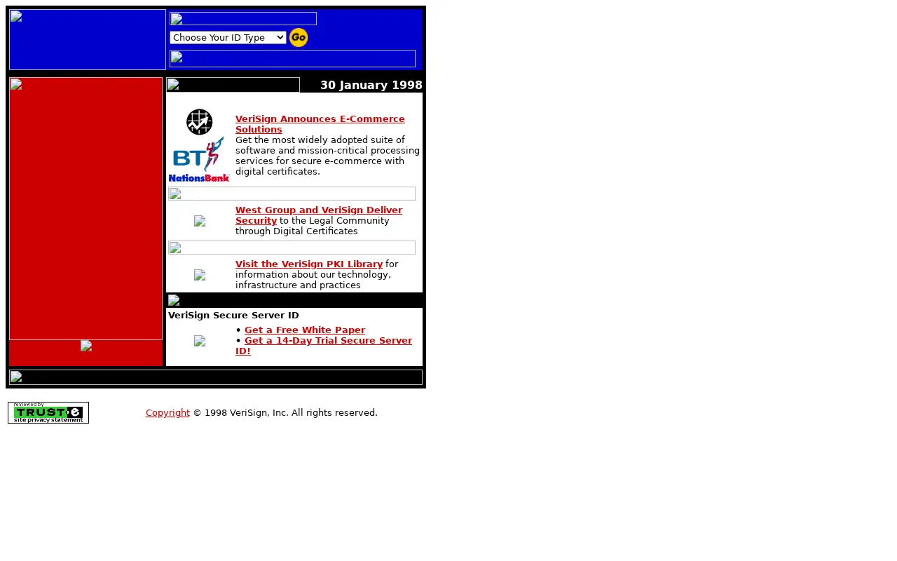 verisign.com on January 30, 1998