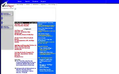 verisign.com in 1999