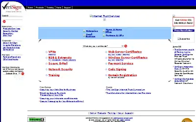 verisign.com in 2000