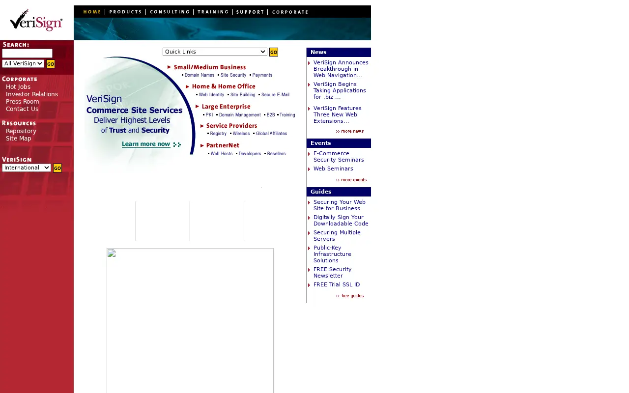 verisign.com on June 28, 2001