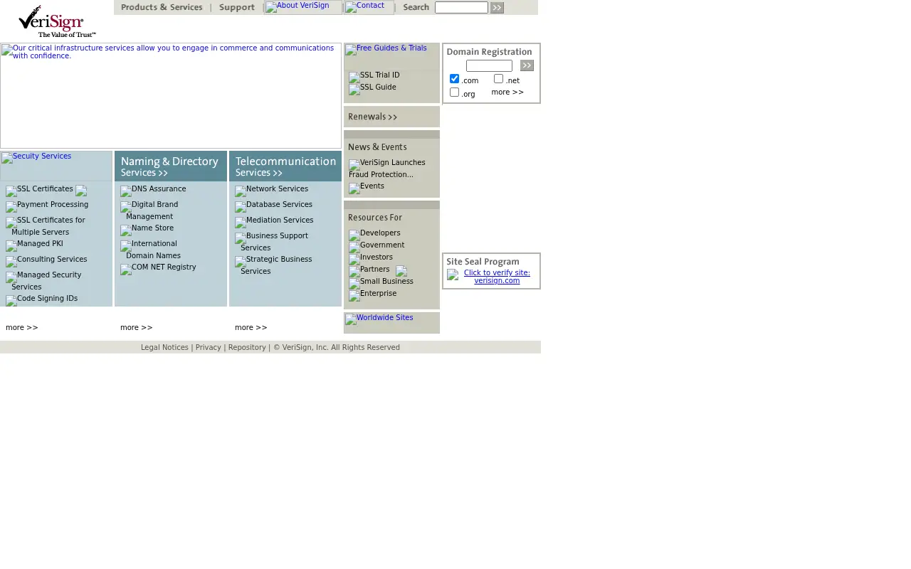 verisign.com on June 22, 2003