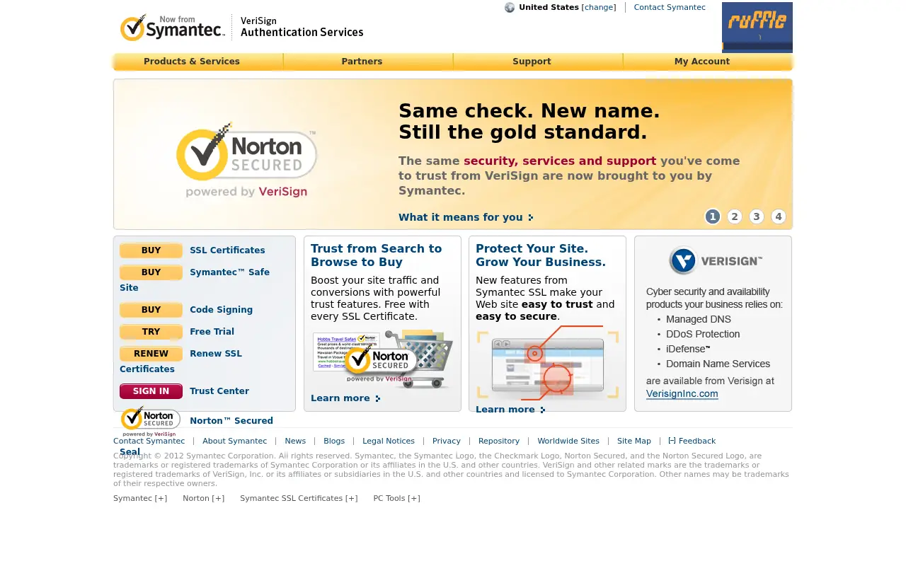 verisign.com in 2012