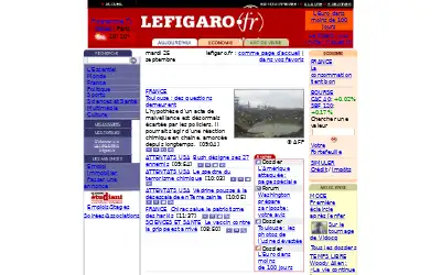 lefigaro.fr in 2001