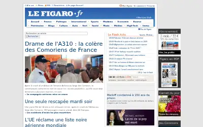 lefigaro.fr in 2009