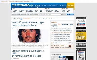 lefigaro.fr in 2010