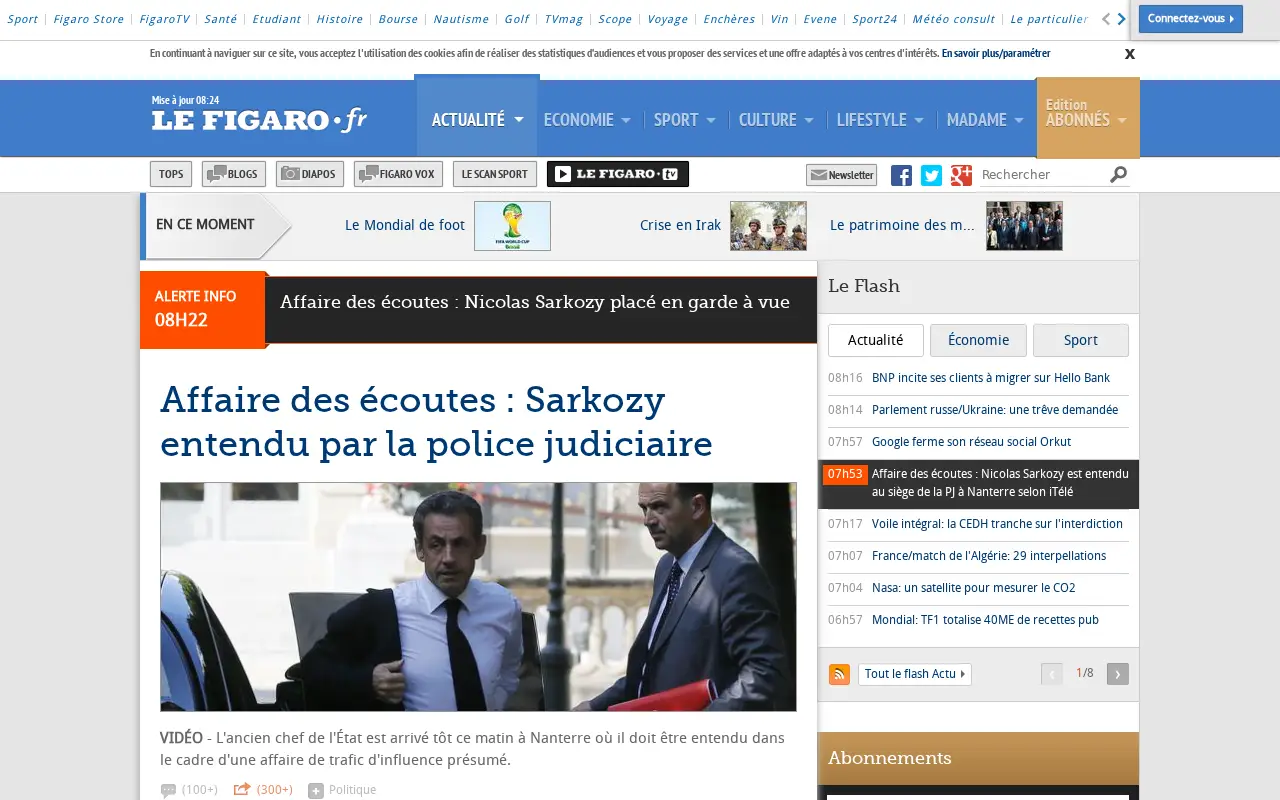 lefigaro.fr in 2014