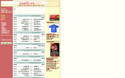 livescore.com in 1999
