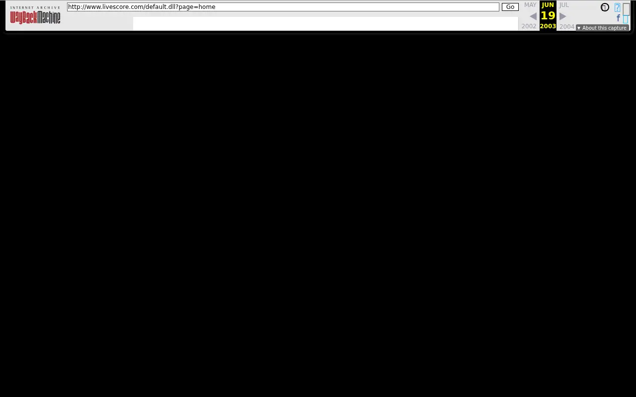 livescore.com on June 19, 2003