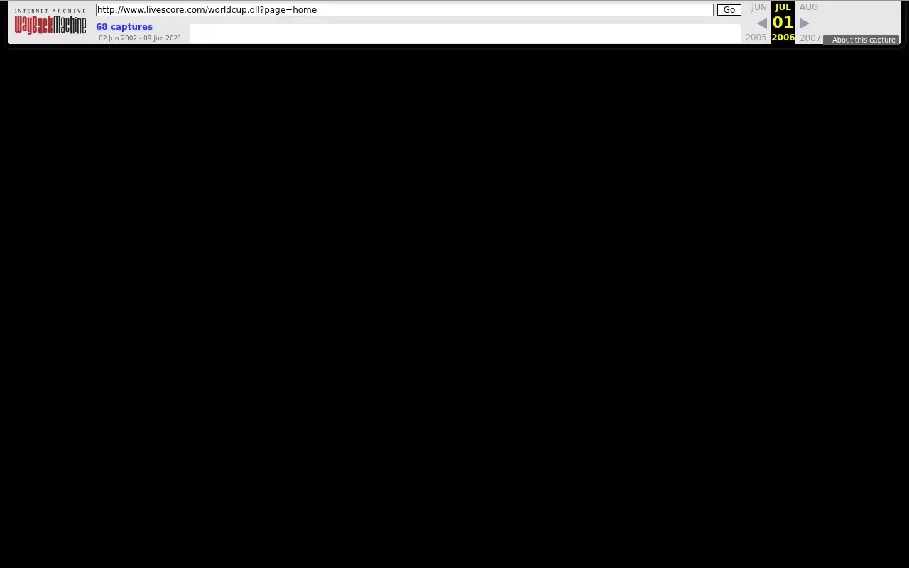 livescore.com in 2006