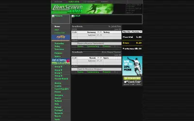 livescore.com in 2008