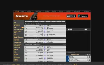 livescore.com in 2019