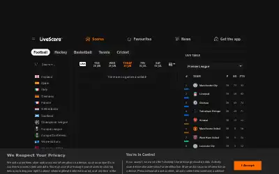 livescore.com in 2022