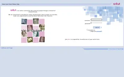 orkut.com in 2005