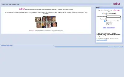 orkut.com in 2006