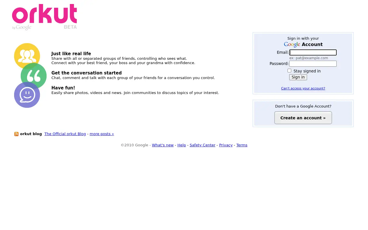 orkut.com on June 30, 2011