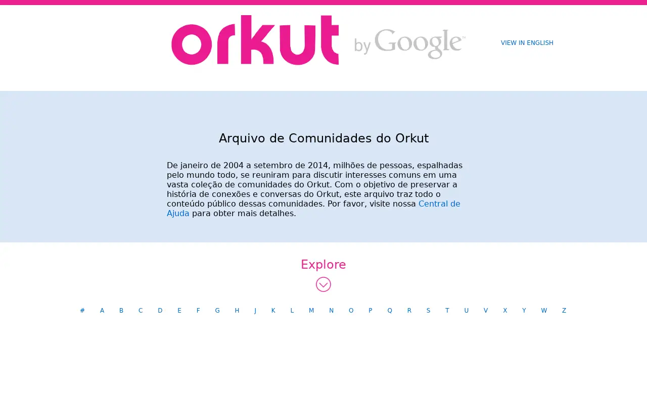 orkut.com in 2015