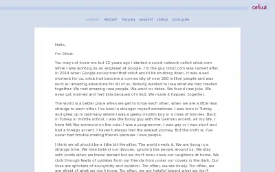 orkut.com in 2017