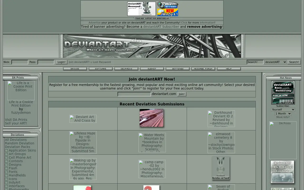 deviantart.com in 2002