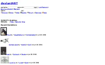 deviantart.com in 2005