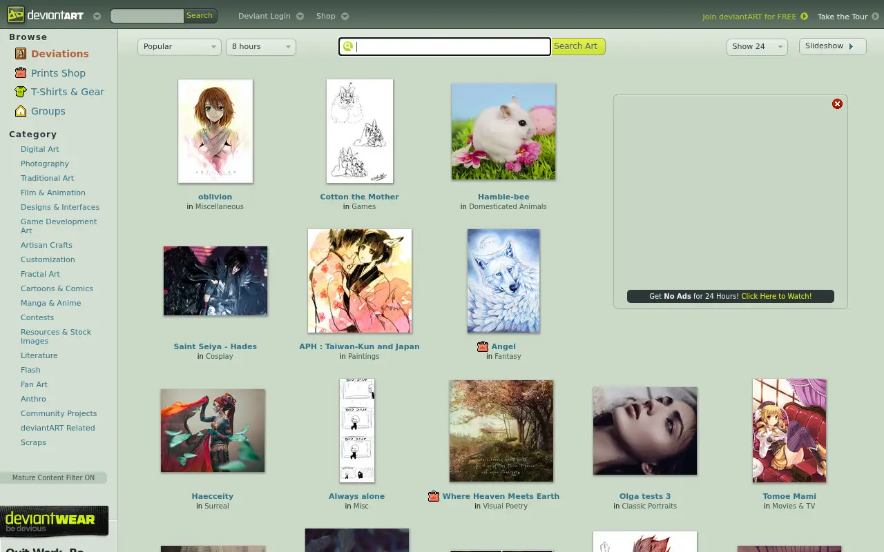 deviantart.com in 2011